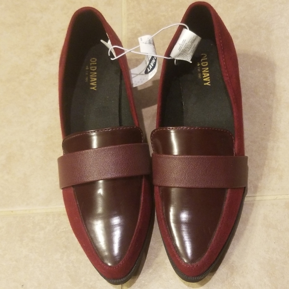 Burgundy wine color pumps